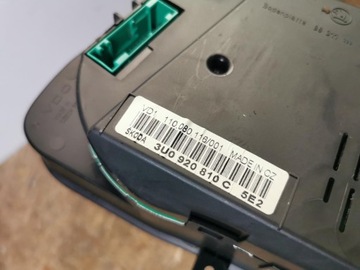 BUDÍKY PŘÍSTROJOVÁ DESKA 3U0920810C SKODA SUPERB I 1.8T 2.0 8V