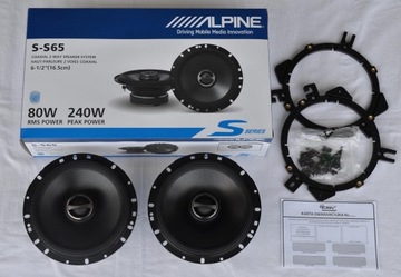 ALPINE S-S65 МЕГА НАДЕЖНОЕ КАЧЕСТВО И ЗВУК