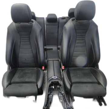 FOTELE KOMPLET SKÓRA ALCANTARA PODGRZEWANE MERCEDES W213 E KLASA KOMBI