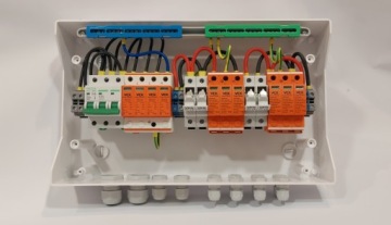 Распределительное устройство PV DC/AC 1000 В Фотогальваника 2 строки