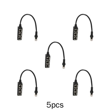 5x 1 Do 3 Rozdzielacza Kabla Sieciowego Ethernet