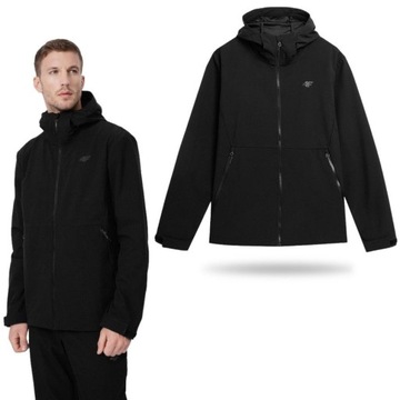 KURTKA MĘSKA 4F SOFTSHELL PRZECIWDESZCZOWA SPORT