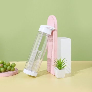 СТЕКЛЯННАЯ БУТЫЛКА ДЛЯ ВОДЫ СОК ФРУКТЫ ЛЕД 750мл СПОРТ С КОРПУСОМ