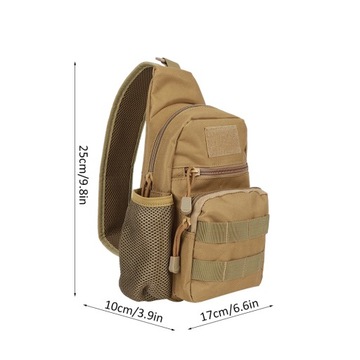 Sportowa torba na klatkę piersiową Kamuflaż