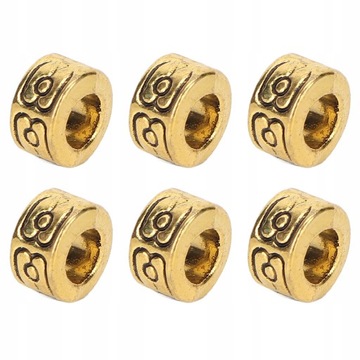 30шт модные бусины для волос из сплава для бороды своими руками