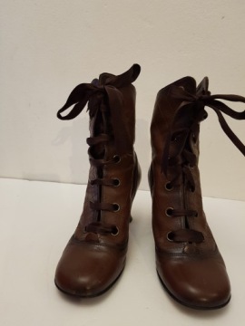 КОЖАНЫЕ ТУФЛИ SACHA, РАЗМЕР 40, ВИНТАЖНЫЙ РЕТРО-СТИЛЬ