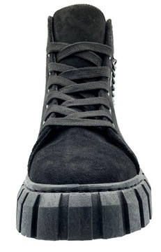 ВЫСОКИЕ КРОССОВКИ ЖЕНСКИЕ, ТОЛСТАЯ ПОДОШВА, ЧЕРНЫЕ 40