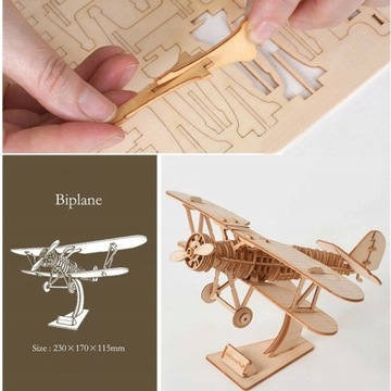 Laser Cutting DIY Sailing Ship Train Airplane