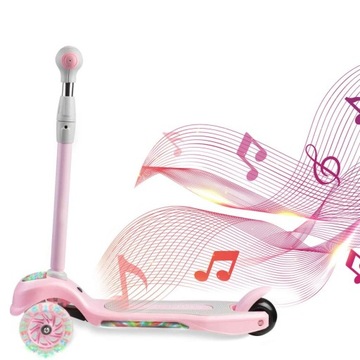 HULAJNOGA TRÓJKOŁOWA RICOKIDS PIKO - RÓŻOWA