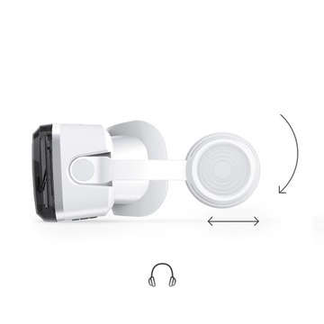 Shinecon G04BS 3D VR-очки + наушники BT