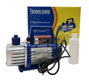 Вакуумный насос SPV 115 + манометры R134a + быстродействующий соединитель