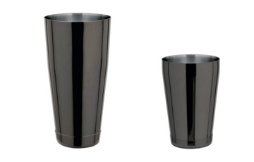 Shaker Tin Tin czarny z kubkiem metalowym PROMOCJA