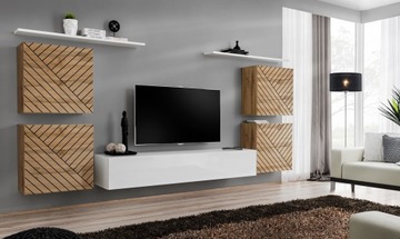MEBLOŚCIANKA SWITCH IV LAMEL WTWL MAT POŁYSK PVC