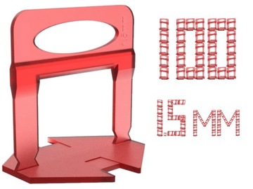 Klipsy 1.5 mm 100 szt. System poziomowania płytek