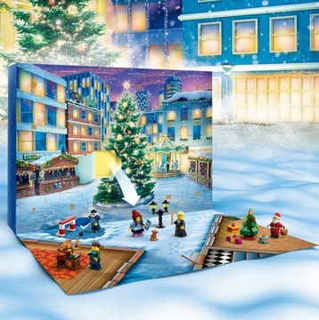 ПОДАРОЧНЫЙ НАБОР LEGO CITY ADVENT CALENDAR 2023 НОВЫЕ ФИГУРКИ XXL