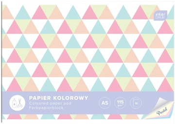 БЛОЧНАЯ ЦВЕТНАЯ БУМАГА A5/10K 115G PASTEL INTERPRINT
