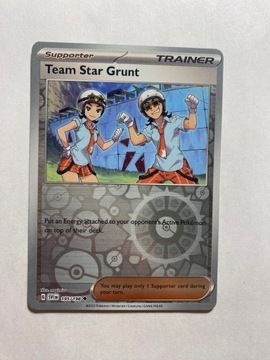Scarlet & Violet reverse 195/198 Team Star Grunt