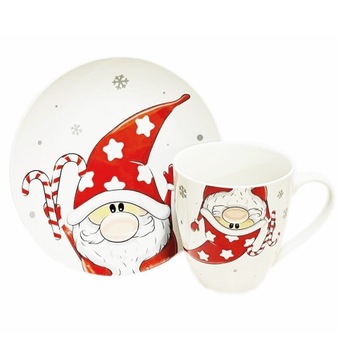 РОЖДЕСТВЕНСКАЯ ТАРЕЛКА, КРАСНАЯ ДЕСЕРТНАЯ ТАРЕЛКА