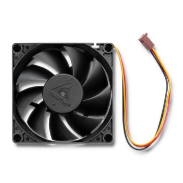 Qoltec Cichy Wentylator wiatrak GT 8025 19dBA 12V 3PIN do komputera