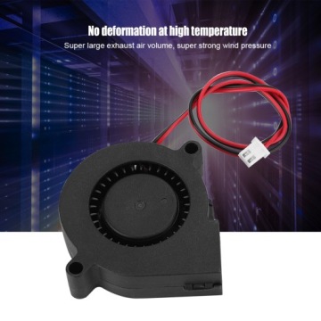 Турбо вентилятор 5015 5V для 3D радиатора Материал PBT