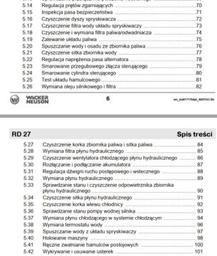 Wacker RD 27 Руководство пользователя DTR-диаграммы