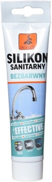 DRAGON Silikon sanitarny 100ml BEZBARWNY - display