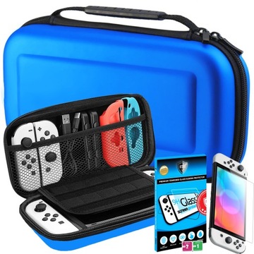 FUTERAŁ WZMOCNIONY DO NINTENDO SWITCH OLED model HEG-001 SZKŁO HARTOWANE