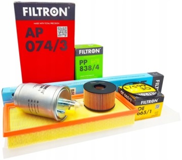 FORD MONDEO 3 2.0 TDCI MK3 ZESTAW FILTRÓW FILTRON