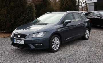 Seat Leon III ST Facelifting 1.5 EcoTSI 130KM 2018 Seat Leon Sportstourer Faktura VAT 23, Tempomat, Grzane Fotele, Multifunkc