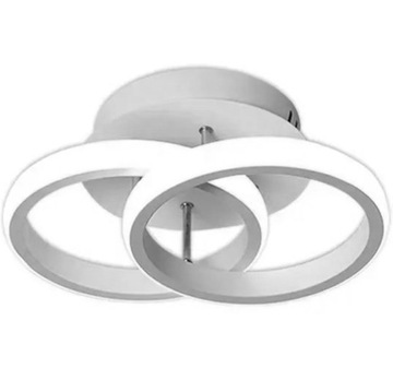 LAMPA SUFITOWA WISZĄCA PLAFON LED ŻYRANDOL MODERN BIAŁA 10W 230V ZD110A
