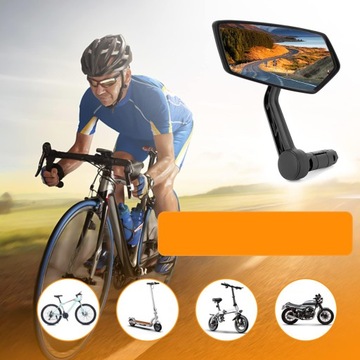 ВЕЛОСИПЕДНОЕ ЗЕРКАЛО ЛЕВОЕ/ПРАВОЕ, УНИВЕРСАЛЬНОЕ ВЕЛОСИПЕДНОЕ ЗЕРКАЛО 360° ИЗ HD-СТЕКЛА