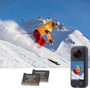 Комплект для замены аккумулятора Insta360 X3 для Insta360 ONE X3, 2 шт.