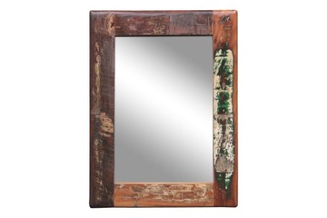 Lustro Drewniane Loft Metal Recykling Seria FREEZY