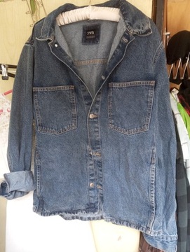 Kurtka jeans Zara oversize