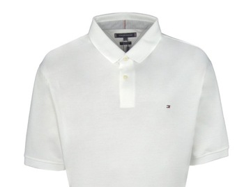 TOMMY HILFIGER polo męskie, białe, 4XLT