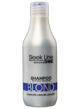 STAPIZ SLEEK LINE SZAMPON Z JEDWABIEM BLOND 300 ml