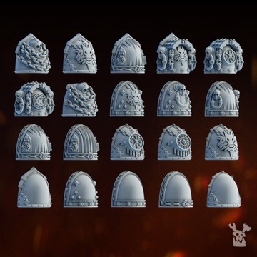 Carnage Reapers Shoulder Pads Set x20 DakkaDakkaSt