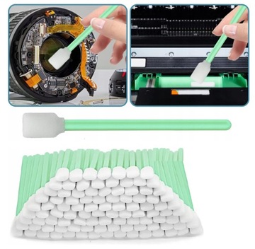 Палочки без пыли Высокая эффективность для чистки головок, 50 шт.