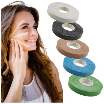 5x Taśma do tapingu twarzy kinezjologiczna NATURALNY LIFTING FACE BEAUTY