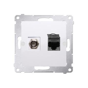 GNIAZDO komputerowe RJ45 SIMON 54 DASFRJ45.01/11