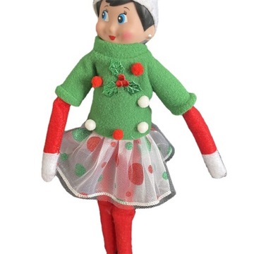ELF ON THE SHELF PSOTNIK FIGURKA ELFA SKRZAT KRASNAL ŚWIĄTECZNY ADWENTOWY