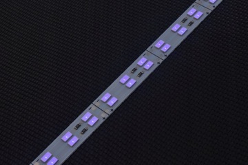Sztywna taśma LED niebieska 5730 72 led 0,5 m aluminiowa