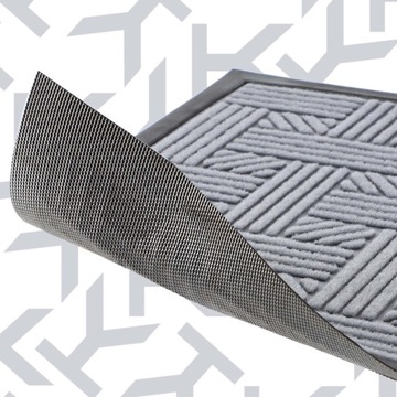 WYCIERACZKA POD DRZWI WEJŚCIOWA ZEWNĘTRZNA DO BUTÓW WEWNĘTRZNA GUMOWA 75x45