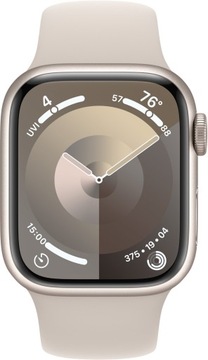 NOWY - Apple Watch Series 9 GPS 45mm Księżycowa Poświata złoty