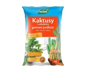 Podłoże do kaktusów z Seramisem 4L Westland
