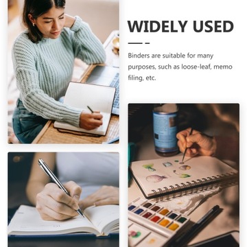 Черные переплетные диски с пряжкой