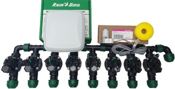 Zestaw nawadniania ogrodu Rain Bird 8 sekcji |Sterownik RC2 Wi-Fi | Czujnik