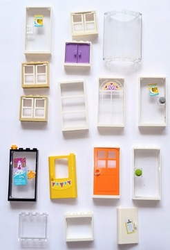 LEGO MIX Стеклянные панели для окон и дверей прозрачные 50г