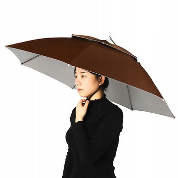 Parasol manualny skua brązowy