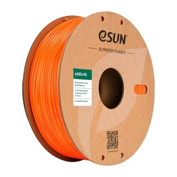 eSun ABS+HS Filament pomarańczowy 1.75mm 1kg papierowa szpula
